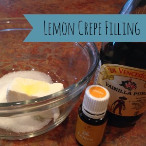 Lemon Crepe Filling
